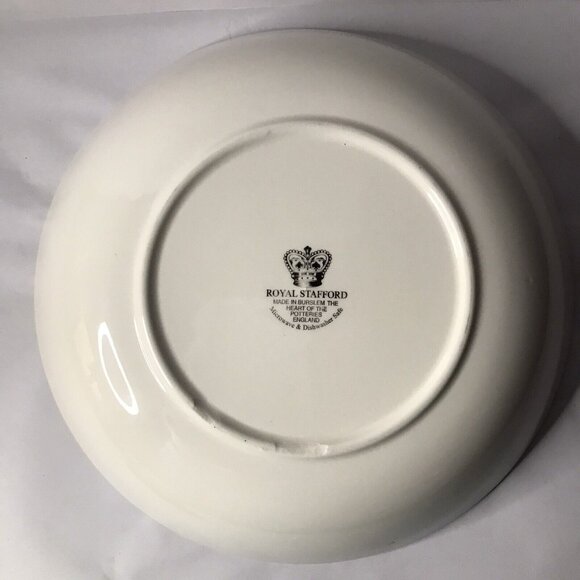 Blue Poppy Pasta Bowl by Royal  Stafford 9" - Picture 5 of 6